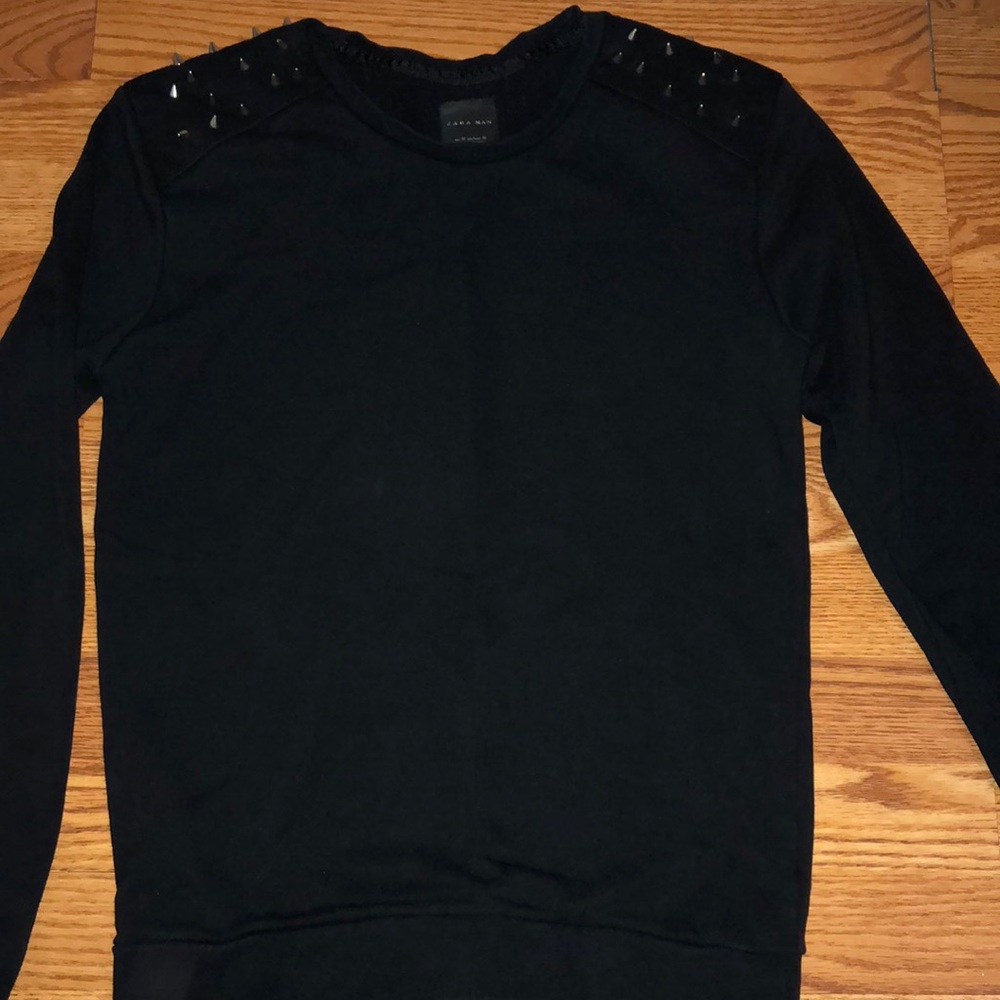 Zara mens spikes sweater